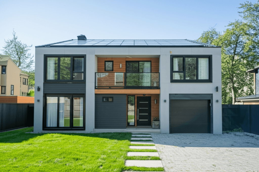Solar-equipped home